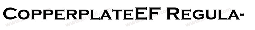 CopperplateEF Regula字体转换 CopperplateEF Regula字体转换